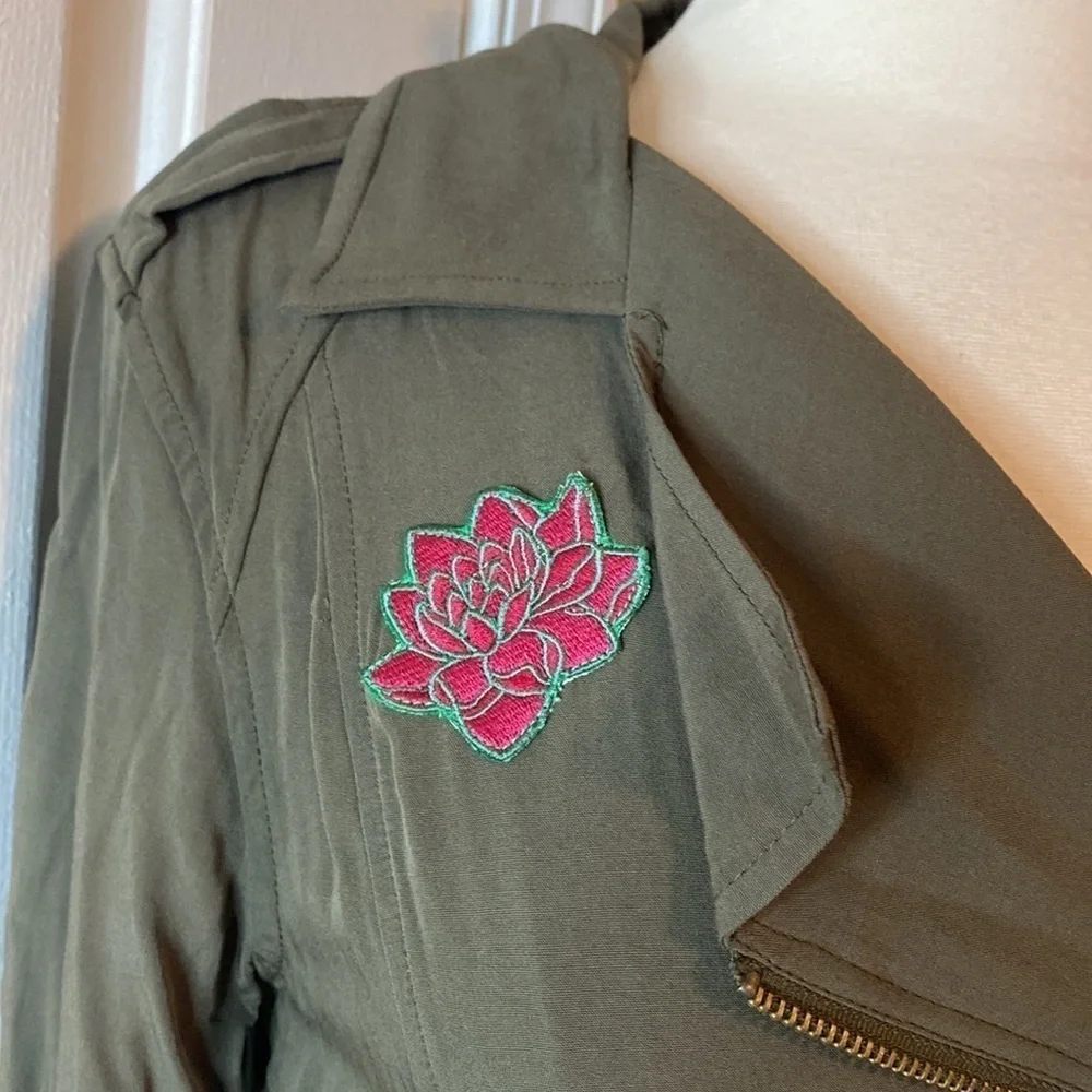 NWT Xhilaration Lightweight Patched Jacket Size XS